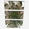 Designart - Symmetrical Green Fractal Flower - Floral Canvas Art Print
